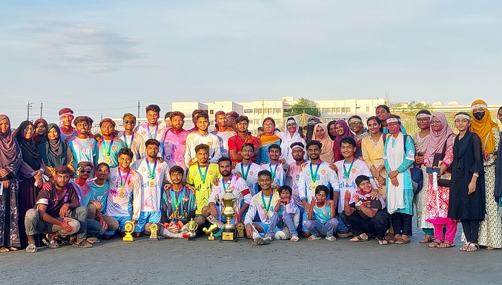 খুবিতে ফুটবল প্রতিযোগিতায় দ্বিতীয়বার চ্যাম্পিয়ন বাংলা
