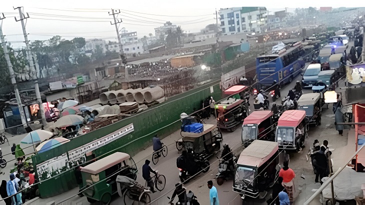 খুলনার প্রবেশদ্বার গল্লামারী এখন দুর্ভোগের অন্য নাম
