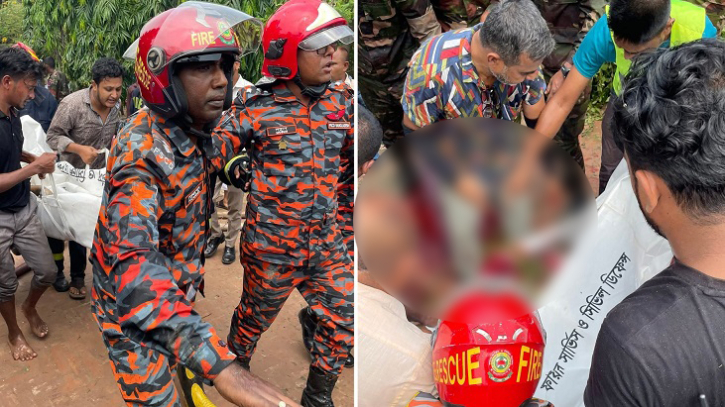 উত্তরায় বিমান বিধ্বস্তে একে একে বের হচ্ছে মরদেহ উত্তরায় বিমান বিধ্বস্তে একে একে বের হচ্ছে মরদেহ