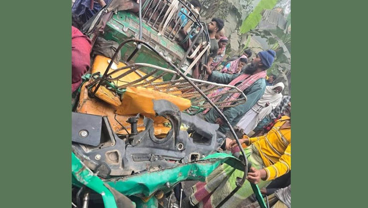 রাজশাহী সিএনজি-ভটভটির সংঘর্ষে নিহত ৩