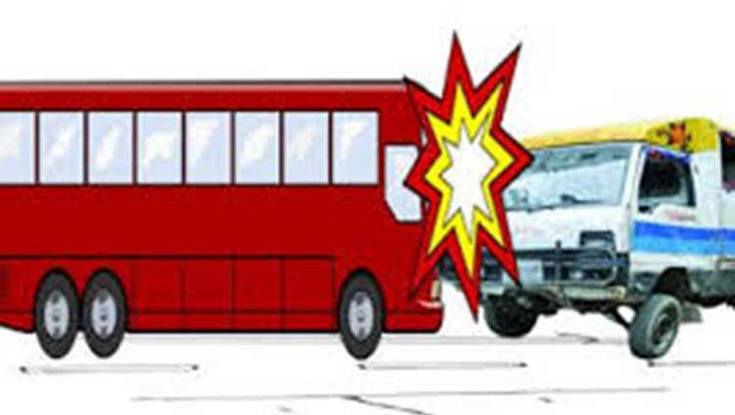 বাস-লেগুনার সংঘর্ষে দুইজন নিহত