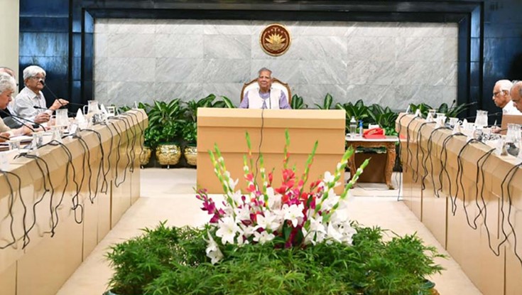 উপদেষ্টা পরিষদের বৈঠকে বাজেট অনুমোদন উপদেষ্টা পরিষদের বৈঠকে বাজেট অনুমোদন