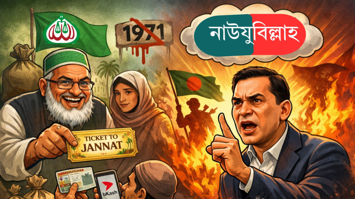 ‘জান্নাতের টিকিট’ দাঁড়িপাল্লায় বনাম তারেক রহমানের ‘নাউযুবিল্লাহ’