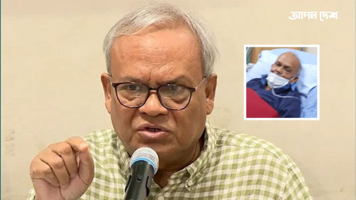 রিজভী আহমেদ হাসপাতালে ভর্তি