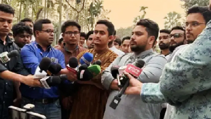 রাষ্ট্রপতিকে অভিশংসনের পর গ্রেফতারের দাবি নাহিদ ইসলামের