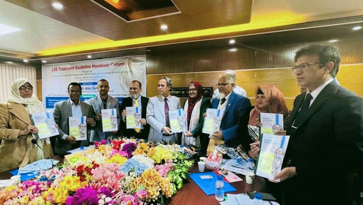 গবাদিপশুর এলএসডি নিয়ন্ত্রণে চিকিৎসা নির্দেশনা বাকৃবির