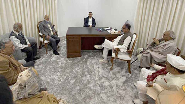 বিএনপির গুলশান কার্যালয়ে তারেক রহমান 