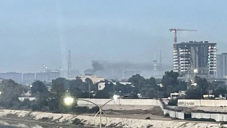 বাগদাদে মার্কিন দূতাবাসে ক্ষেপণাস্ত্র ও ড্রোন হামলা