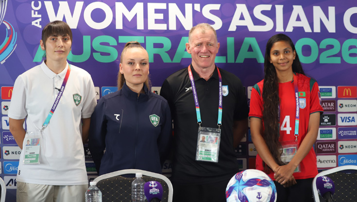 আজ আফঈদাদের সামনে উজবেকিস্তান