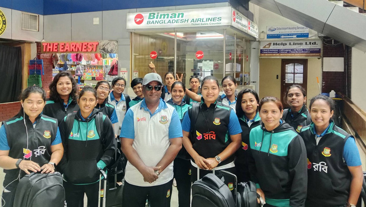 এশিয়া কাপ খেলতে ব্যাংককে টাইগ্রেসরা