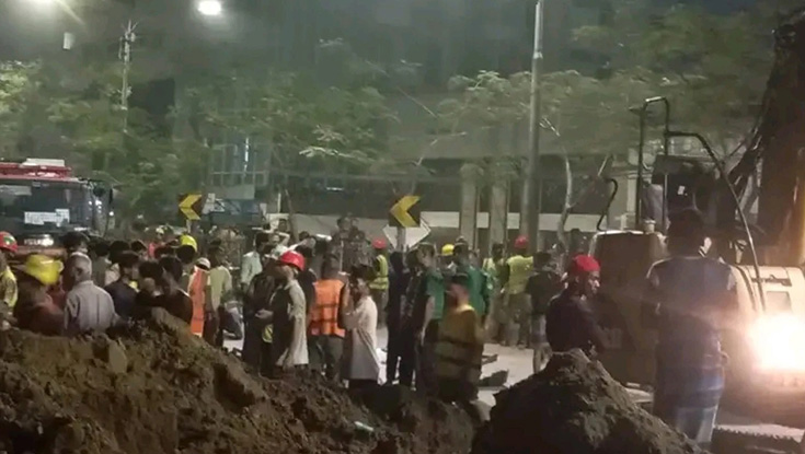 খনন কাজের সময় মাটিচাপায় ২ শ্রমিক নিহত