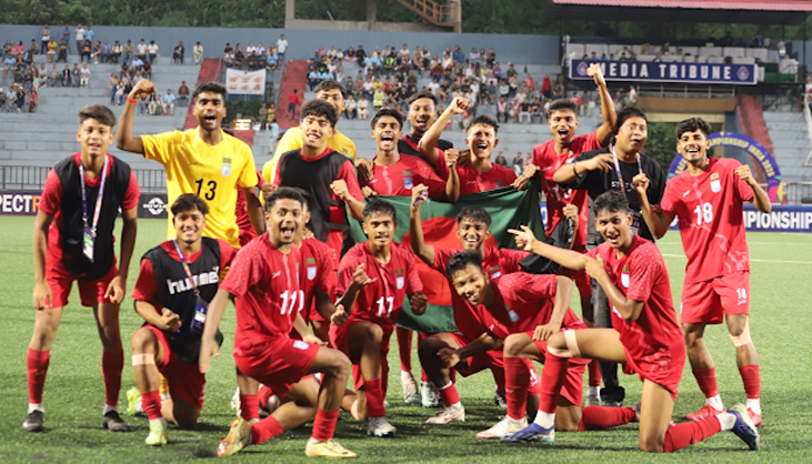 নেপালকে হারিয়ে ফাইনালে বাংলাদেশ 