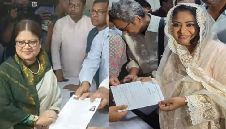 মনোনয়ন ফরম সংগ্রহ করলেন কনকচাঁপা-বেবী নাজনীন