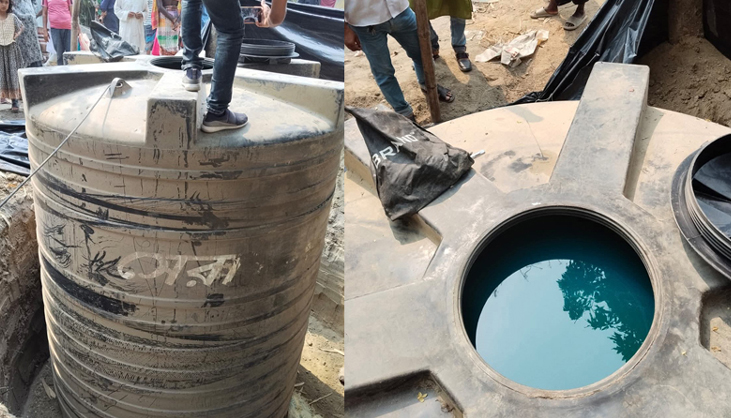 মাটির নিচ থেকে ১০ হাজার লিটার জ্বালানি তেল উদ্ধার