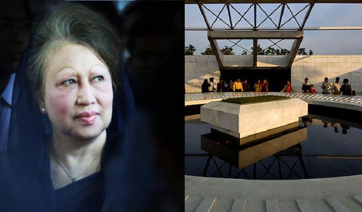 খালেদা জিয়ার জানাজা বুধবার, স্বামীর কবরের পাশে দাফন