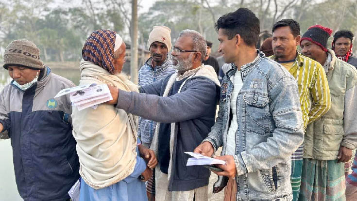 কেশবপুরে এবি পার্টির প্রার্থী ব্যারিস্টার মাহমুদ হাসানের গণসংযোগ 