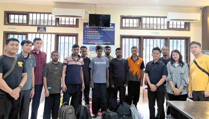 ইন্দোনেশিয়ায় ৭ বাংলাদেশি আটক