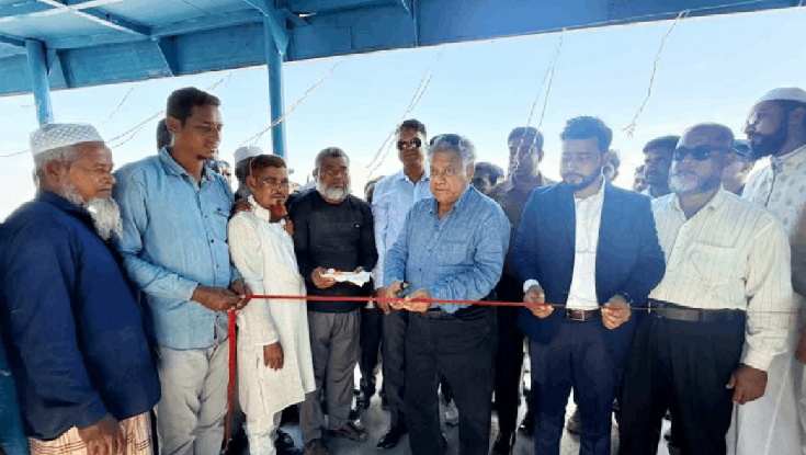 ভোলার ঢালচরে লঞ্চঘাট: খুলল যাতায়াতের পথ 