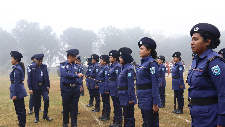 গাইবান্ধা জেলা পুলিশের মাস্টার প্যারেড সভা অনুষ্ঠিত