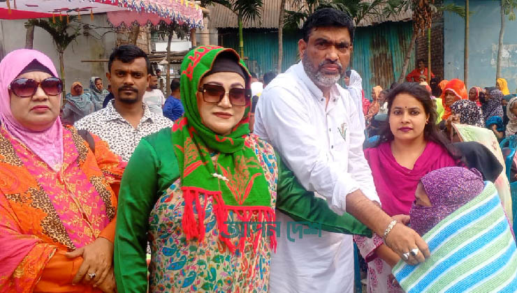 খালেদা জিয়ার রোগ মুক্তি কামনায় টাঙ্গাইলে শীতবস্ত্র বিতরন