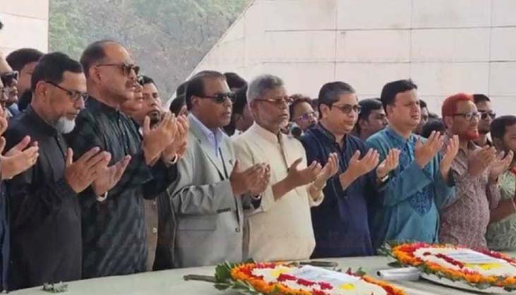 জিয়াউর রহমান-খালেদা জিয়ার সমাধিতে বগুড়ার ৬ এমপি