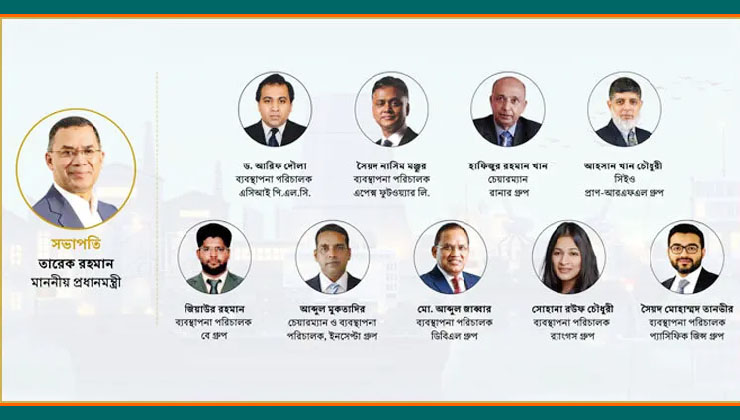 বেসরকারি খাত উপদেষ্টা পরিষদ গঠন করলেন প্রধানমন্ত্রী