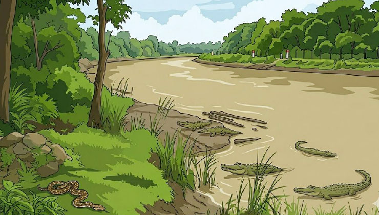 সীমান্তে সাপ-কুমির ছাড়ার চিন্তা ভারত সরকারের