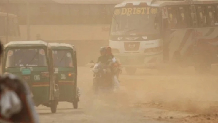 আজও বিশ্বে বায়ুদূষণের শীর্ষে ঢাকা