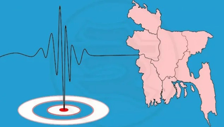 মধ্যরাতে দেশের বিভিন্ন অঞ্চলে ভূমিকম্প আতঙ্ক