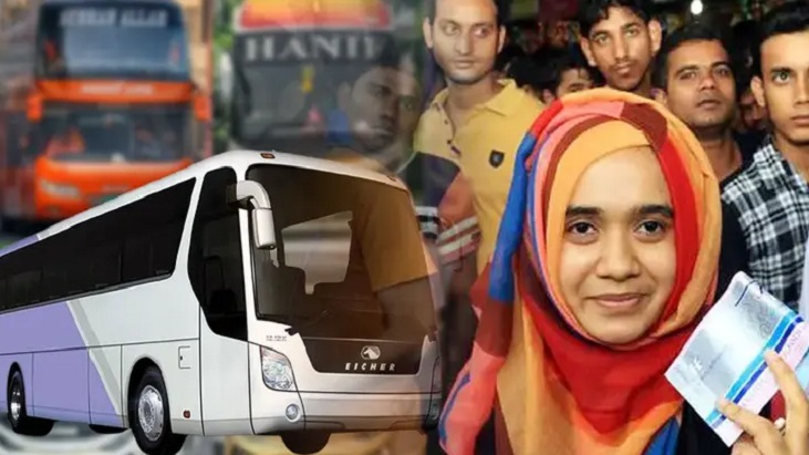 ঈদযাত্রায় বাসের অগ্রিম টিকিট বিক্রি শুরু হচ্ছে ৩ মার্চ