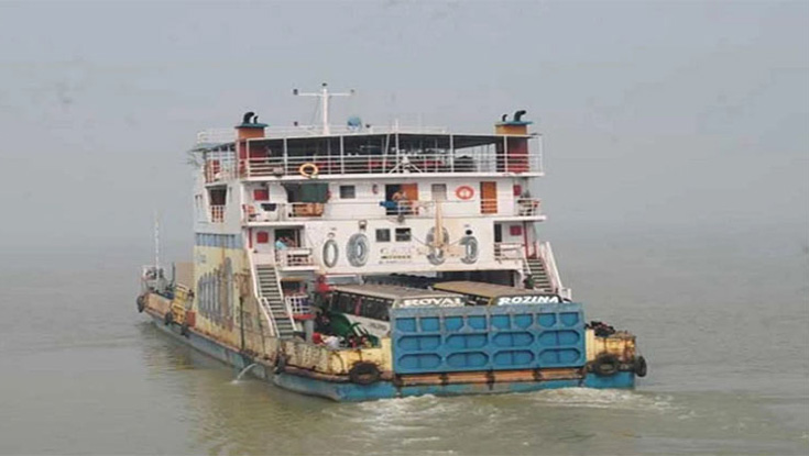 দৌলতদিয়া-পাটুরিয়া নৌরুটে ফেরি চলাচল স্বাভাবিক