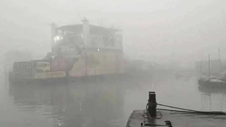 শরীয়তপুর–চাঁদপুর নৌপথে ফেরি চলাচল বন্ধ