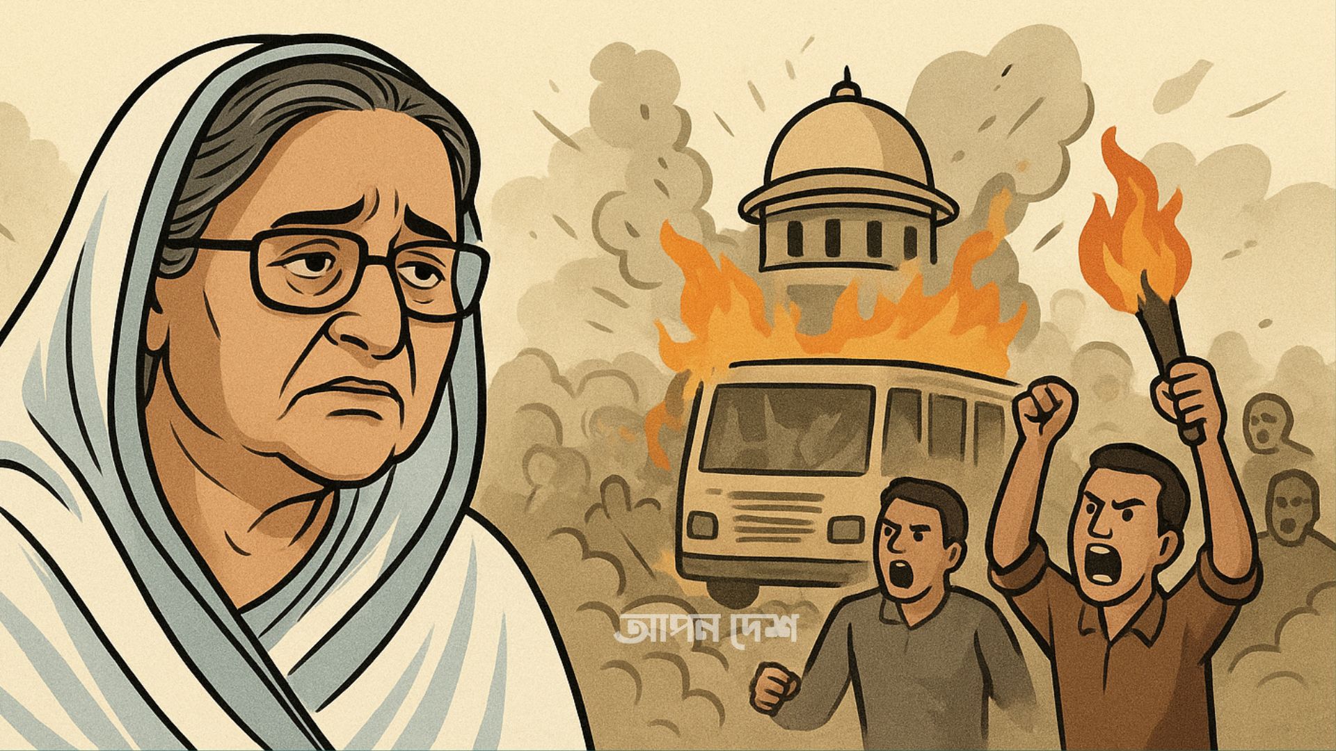 শেখ হাসিনার মামলার রায় জাতীয় রাজনীতি কাঁপাচ্ছে