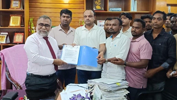 ৭ দফা দাবিতে ইবি উপাচার্যকে ছাত্রদলের স্মারকলিপি ৭ দফা দাবিতে ইবি উপাচার্যকে ছাত্রদলের স্মারকলিপি