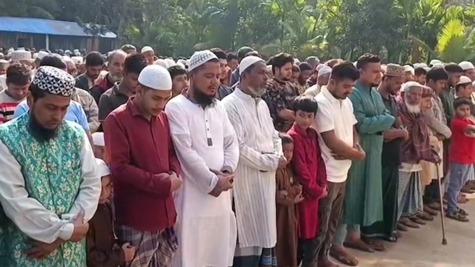 বংশালে ভূমিকম্পে নিহত বাবা-ছেলের দাফন সম্পন্ন