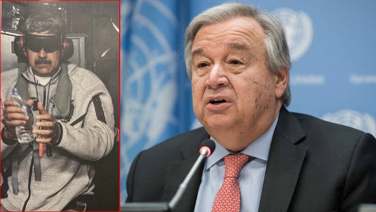 ভেনেজুয়েলায় মার্কিন অভিযান ‘বিপজ্জনক’ উদাহরণ: জাতিসংঘ মহাসচিব