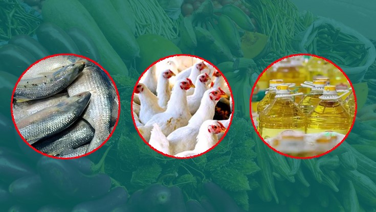 নিত্যপণ্যে স্বস্তি ফেরেনি, তেল-মাছ-মুরগির দাম বাড়তি