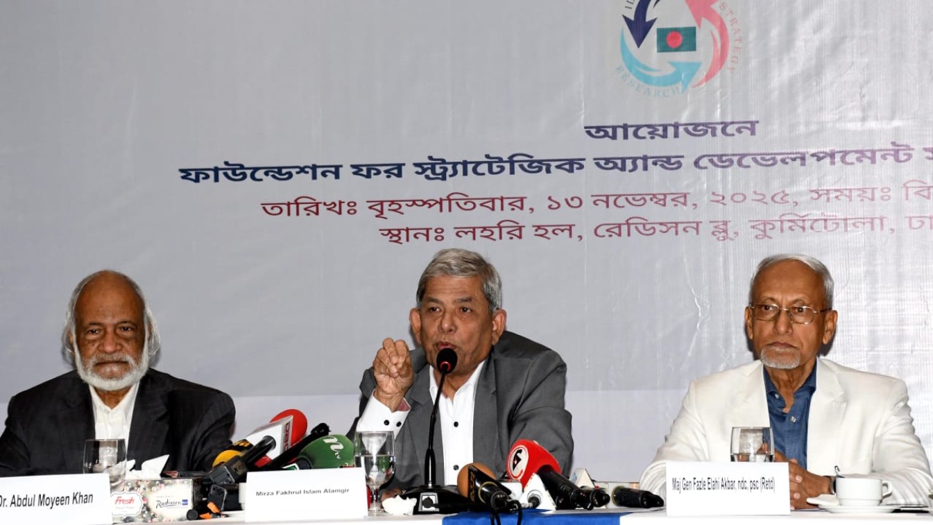 গণতন্ত্র ফেরাতে একমাত্র পথ নির্বাচন: মির্জা ফখরুল