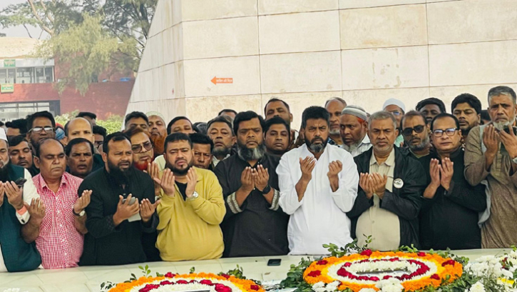 জিয়া-খালেদার মাজারে মজনু-তানভীরের শ্রদ্ধা