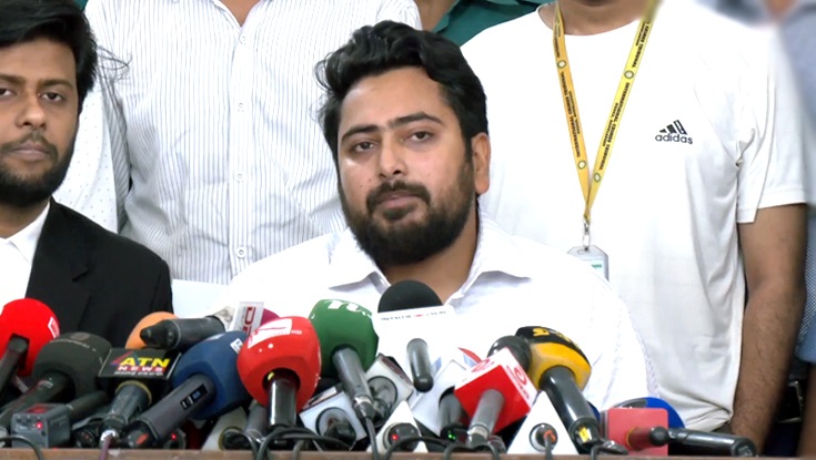 শেখ হাসিনাসহ দায়ীদের কঠোর শাস্তি দাবি নাহিদের