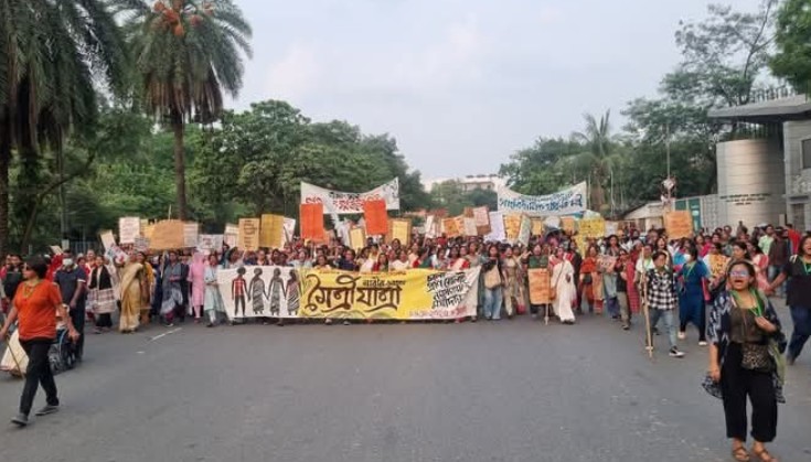 জাতীয় সংগীত-নাচ-গানে নারীর ডাকে মৈত্রী যাত্রা জাতীয় সংগীত-নাচ-গানে নারীর ডাকে মৈত্রী যাত্রা