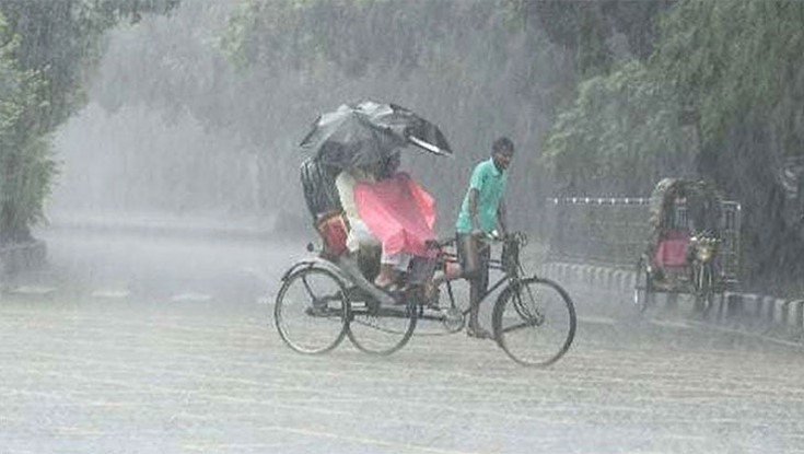 তিন বিভাগে ভারি বৃষ্টির আভাস তিন বিভাগে ভারি বৃষ্টির আভাস
