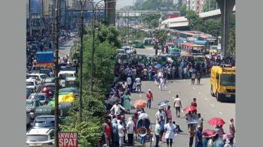মহাখালী-এয়ারপোর্ট রোড অচল, চলাচলে বিশেষ নির্দেশনা