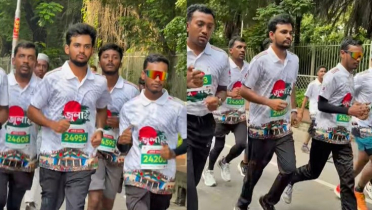 ম্যারাথনে দৌড়ালেন উপদেষ্টা আসিফ মাহমুদ