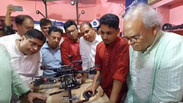 চট্টগ্রামের ড্রোন নির্মাতা আশিরের পাশে তারেক রহমান
