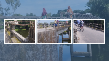কুড়িগ্রামে ঝুঁকিতে দুই সেতু, বন্ধ ভারী যান চলাচল