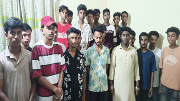 অস্ত্রসহ কিশোর গ্যাংয়ের ২১ সদস্য গ্রেফতার