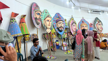 নববর্ষ বরণের প্রস্তুতি, উৎসবমুখর চারুকলা 