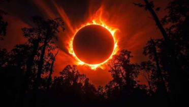 আগুনের বলয় নিয়ে ধেয়ে আসছে সূর্যগ্রহণ