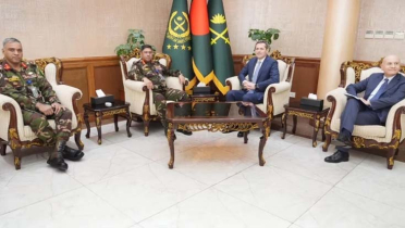 সেনাপ্রধানের সঙ্গে ইতালির প্রতিরক্ষা প্রতিনিধি দলের সাক্ষাৎ